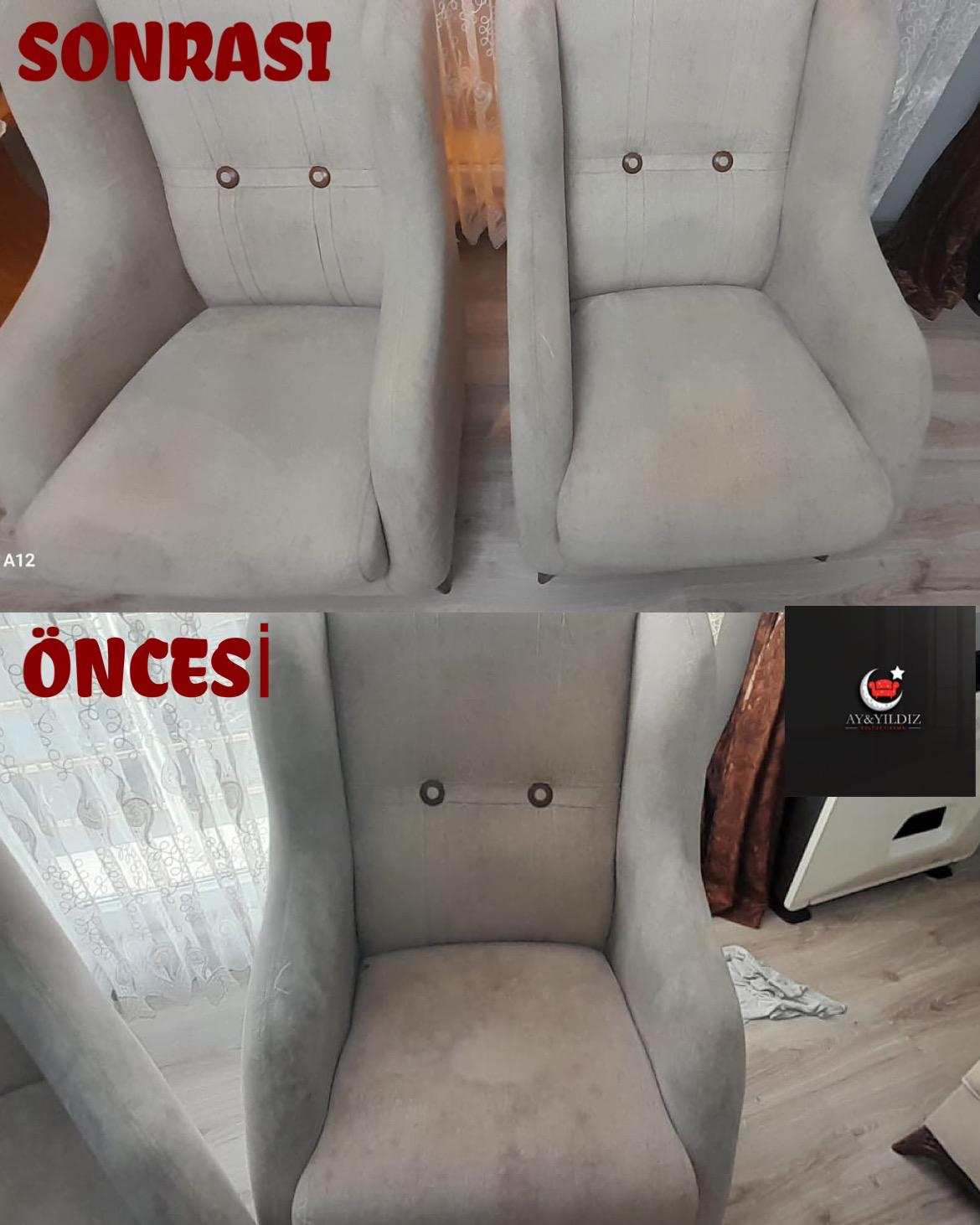 Koltuk Yıkama Öncesi ve Sonrası - Örnek 2